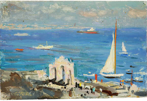 Герасимов Сергей Васильевич. Поездка вокруг Европы. Неаполитанский залив.